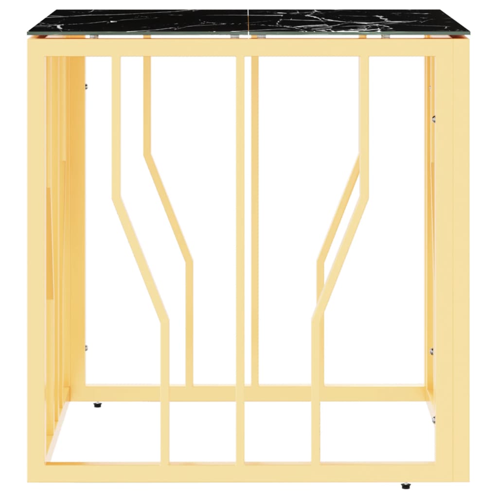 Coffee Table Gold 50X50X50 Cm Stainless Steel And