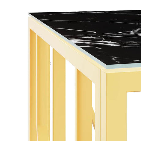 Coffee Table Gold 50X50X50 Cm Stainless Steel And