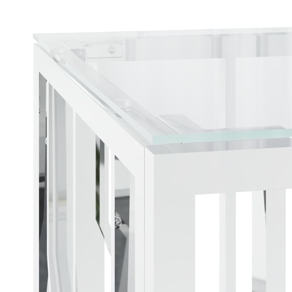 Coffee Table 110X45X45 Cm Stainless Steel And