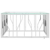 Coffee Table 80X80X40 Cm Stainless Steel And