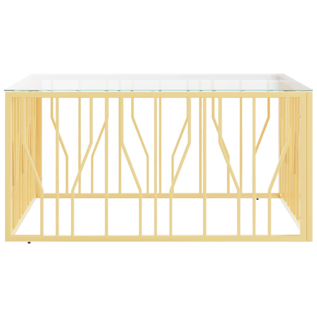 Coffee Table 100X100X50 Cm Stainless Steel And
