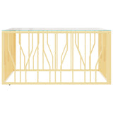 Coffee Table 100X100X50 Cm Stainless Steel And