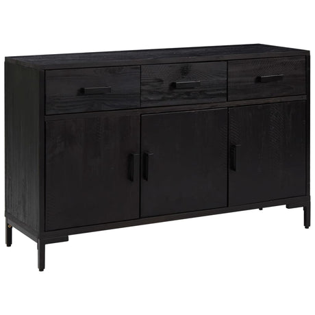 Sideboard 110X35X70 Cm Solid Pinewood