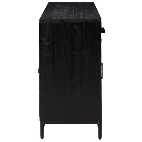 Sideboard 110X35X70 Cm Solid Pinewood