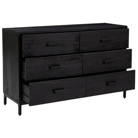 Sideboard 110X35X70 Cm Solid Pinewood