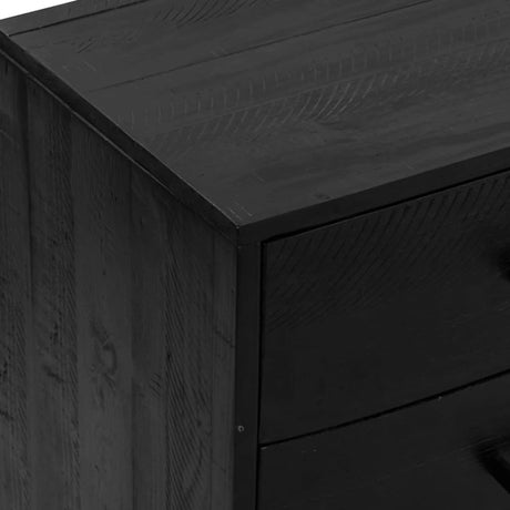 Sideboard 110X35X70 Cm Solid Pinewood