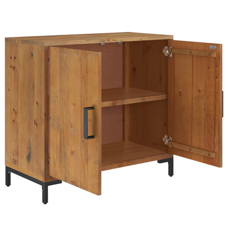 Sideboard 75X35X70 Cm Solid Pinewood