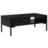 Coffee Table 90X50X35 Cm Solid Pinewood