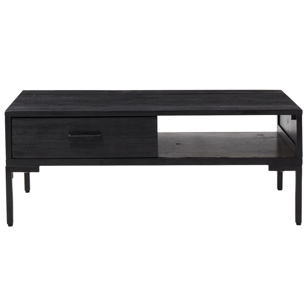 Coffee Table 90X50X35 Cm Solid Pinewood