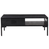 Coffee Table 90X50X35 Cm Solid Pinewood