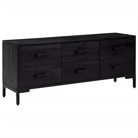 Storage Cabinet 110X30X45 Cm Solid Pinewood
