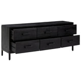 Storage Cabinet 110X30X45 Cm Solid Pinewood