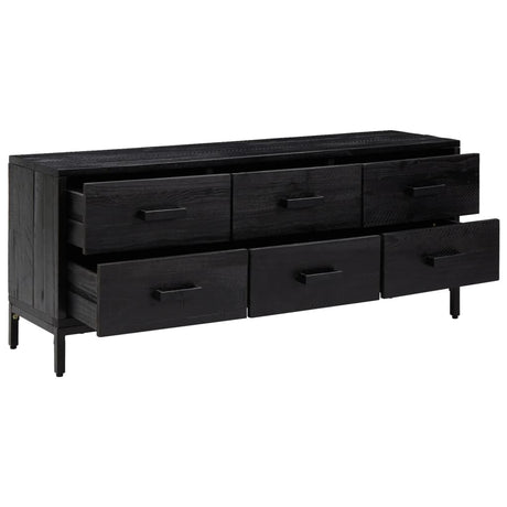 Storage Cabinet 110X30X45 Cm Solid Pinewood