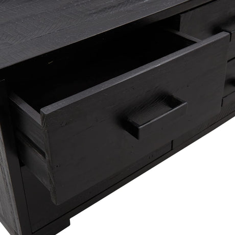 Storage Cabinet 110X30X45 Cm Solid Pinewood