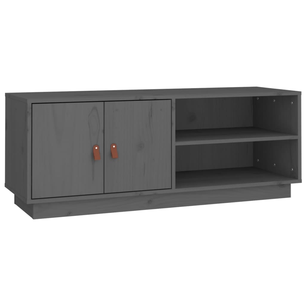 Tv Cabinet 105X34X40 Cm Solid Wood Pine