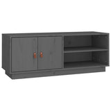 Tv Cabinet 105X34X40 Cm Solid Wood Pine