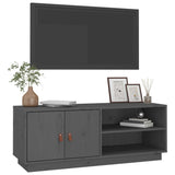 Tv Cabinet 105X34X40 Cm Solid Wood Pine