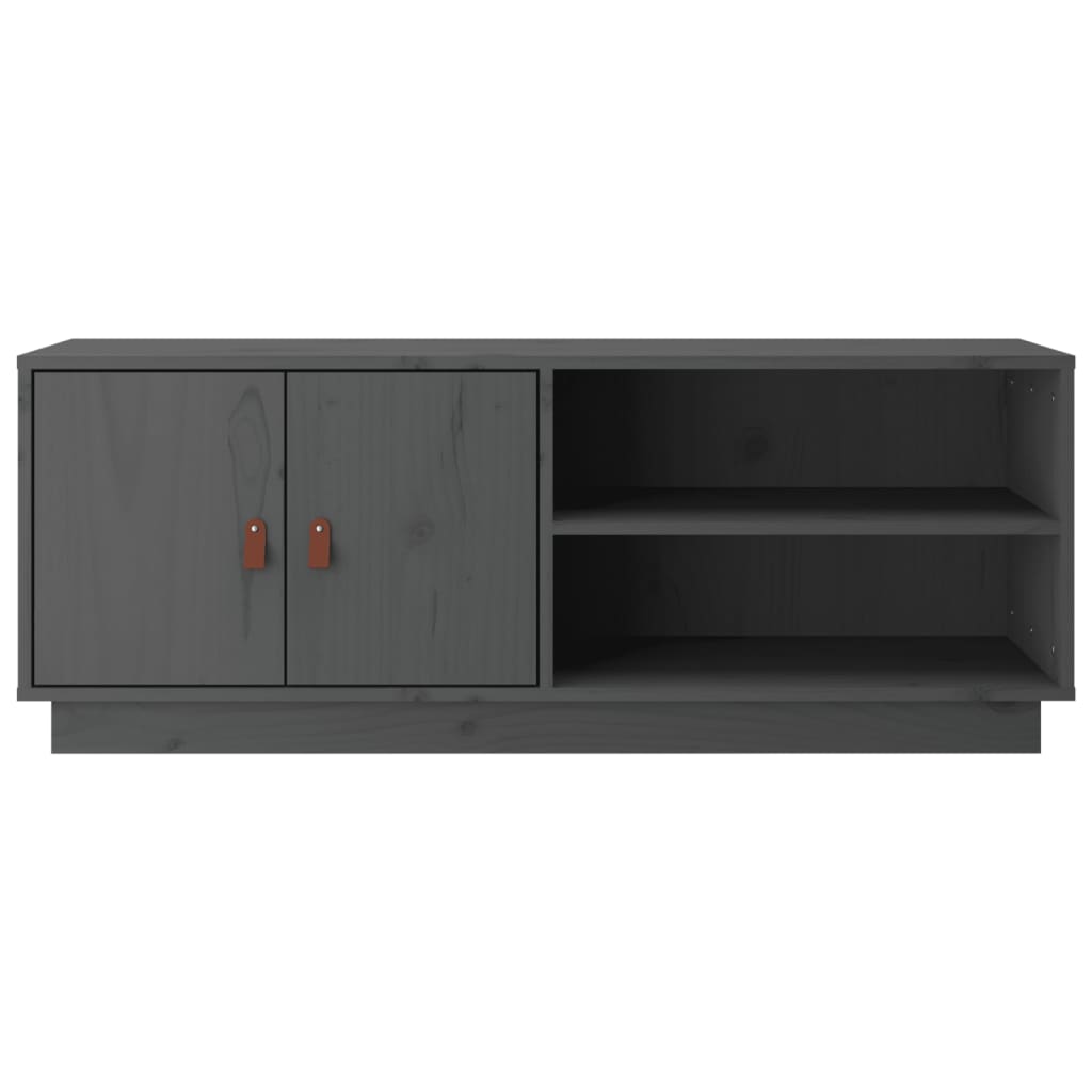 Tv Cabinet 105X34X40 Cm Solid Wood Pine