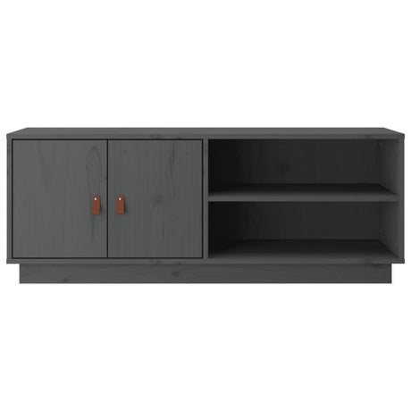 Tv Cabinet 105X34X40 Cm Solid Wood Pine