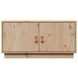 Tv Cabinet 80X34X40 Cm Solid Wood Pine