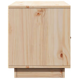 Tv Cabinet 80X34X40 Cm Solid Wood Pine
