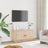 Tv Cabinet 80X34X40 Cm Solid Wood Pine