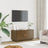 Tv Cabinet 80X34X40 Cm Solid Wood Pine