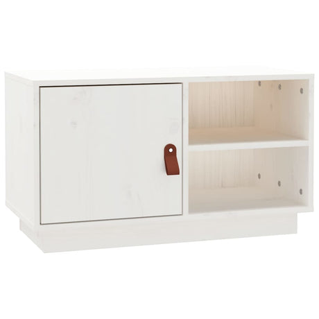 Tv Cabinet 70X34X40 Cm Solid Wood Pine