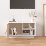 Tv Cabinet 70X34X40 Cm Solid Wood Pine