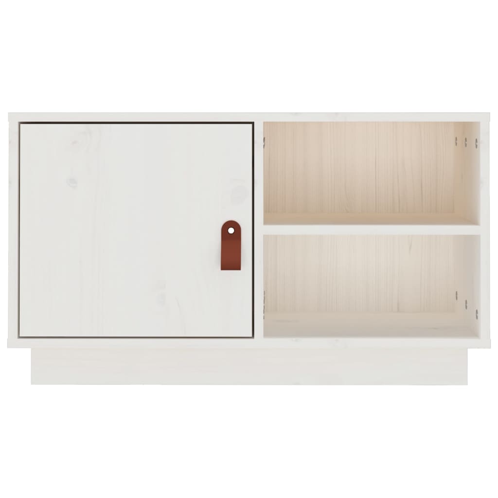 Tv Cabinet 70X34X40 Cm Solid Wood Pine