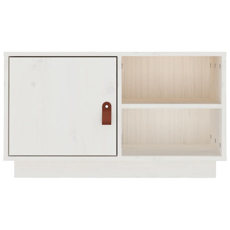Tv Cabinet 70X34X40 Cm Solid Wood Pine