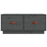 Tv Cabinet 80X34X35 Cm Solid Wood Pine