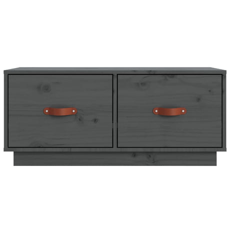 Tv Cabinet 80X34X35 Cm Solid Wood Pine
