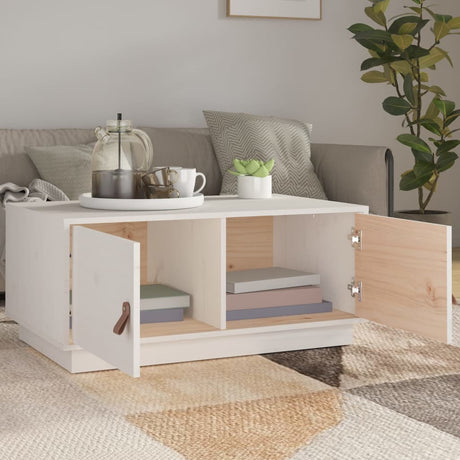 Coffee Table 80X50X35 Cm Solid Wood Pine