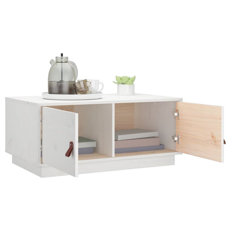 Coffee Table 80X50X35 Cm Solid Wood Pine