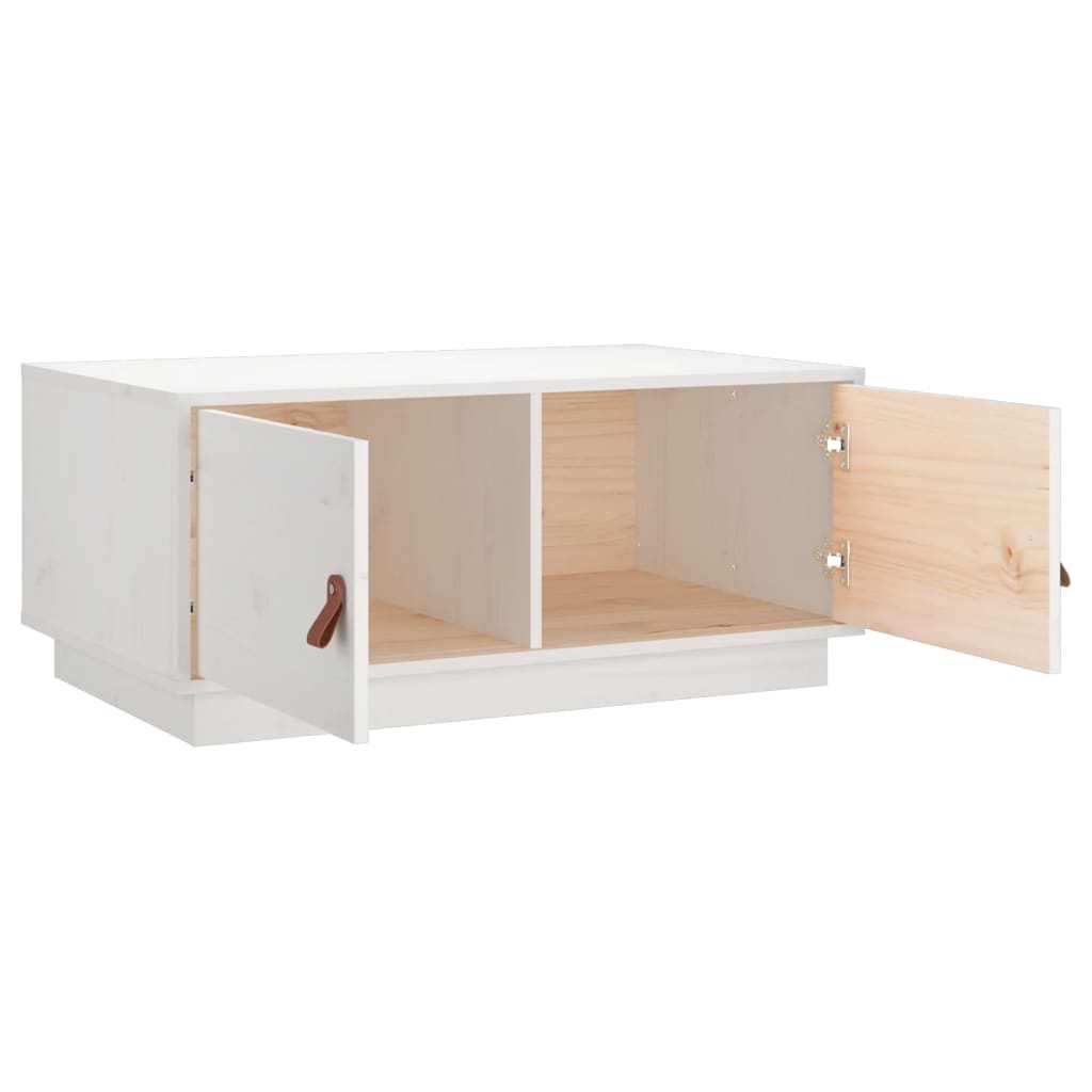 Coffee Table 80X50X35 Cm Solid Wood Pine
