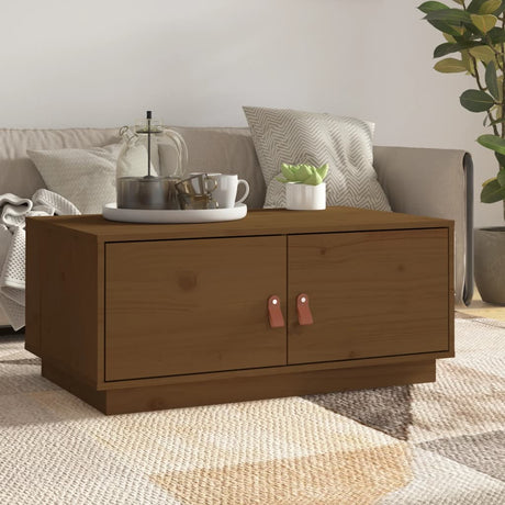 Coffee Table 80X50X35 Cm Solid Wood Pine