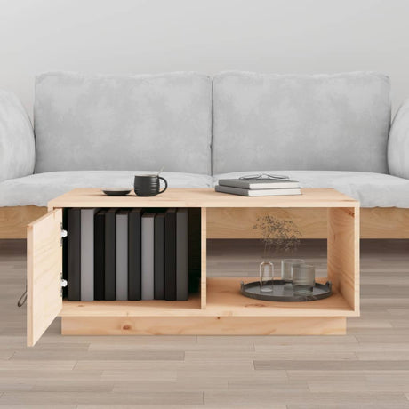 Coffee Table 80X50X35.5 Cm Solid Wood Pine
