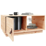 Coffee Table 80X50X35.5 Cm Solid Wood Pine