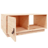 Coffee Table 80X50X35.5 Cm Solid Wood Pine