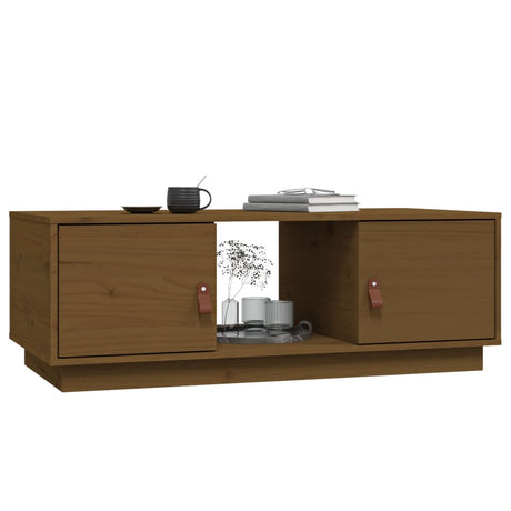 Coffee Table 100X50X35 Cm Solid Wood Pine