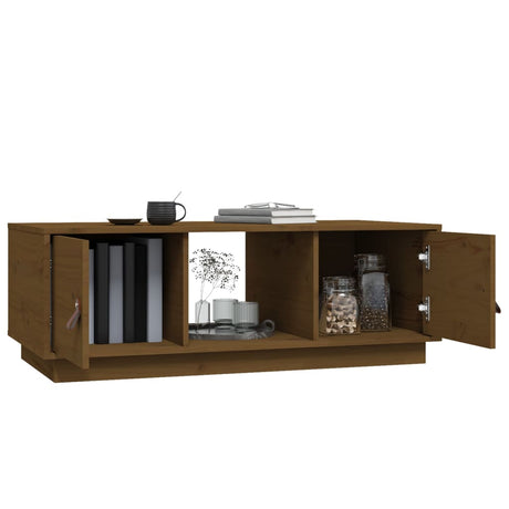 Coffee Table 100X50X35 Cm Solid Wood Pine