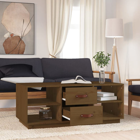 Coffee Table 100X50X41 Cm Solid Wood Pine
