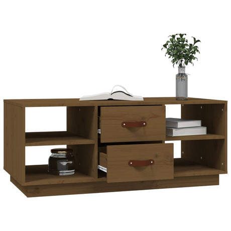 Coffee Table 100X50X41 Cm Solid Wood Pine