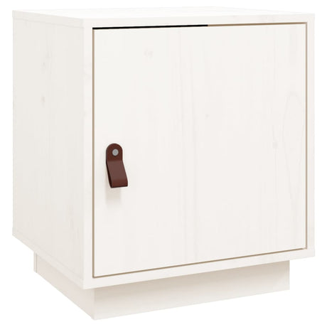 Bedside Cabinet 40X34X45 Cm Solid Wood Pine