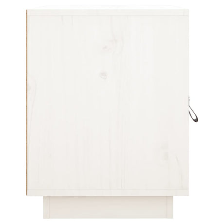 Bedside Cabinet 40X34X45 Cm Solid Wood Pine