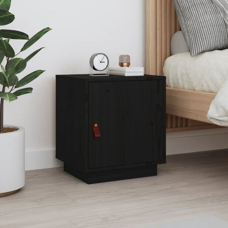 Bedside Cabinet 40X34X45 Cm Solid Wood Pine