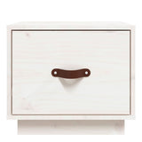 Bedside Cabinet 40X34X35 Cm Solid Wood Pine