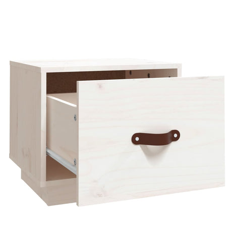 Bedside Cabinet 40X34X35 Cm Solid Wood Pine