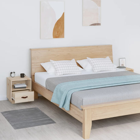 Bedside Cabinets 2 Pcs 40X34X45 Cm Solid Wood Pine